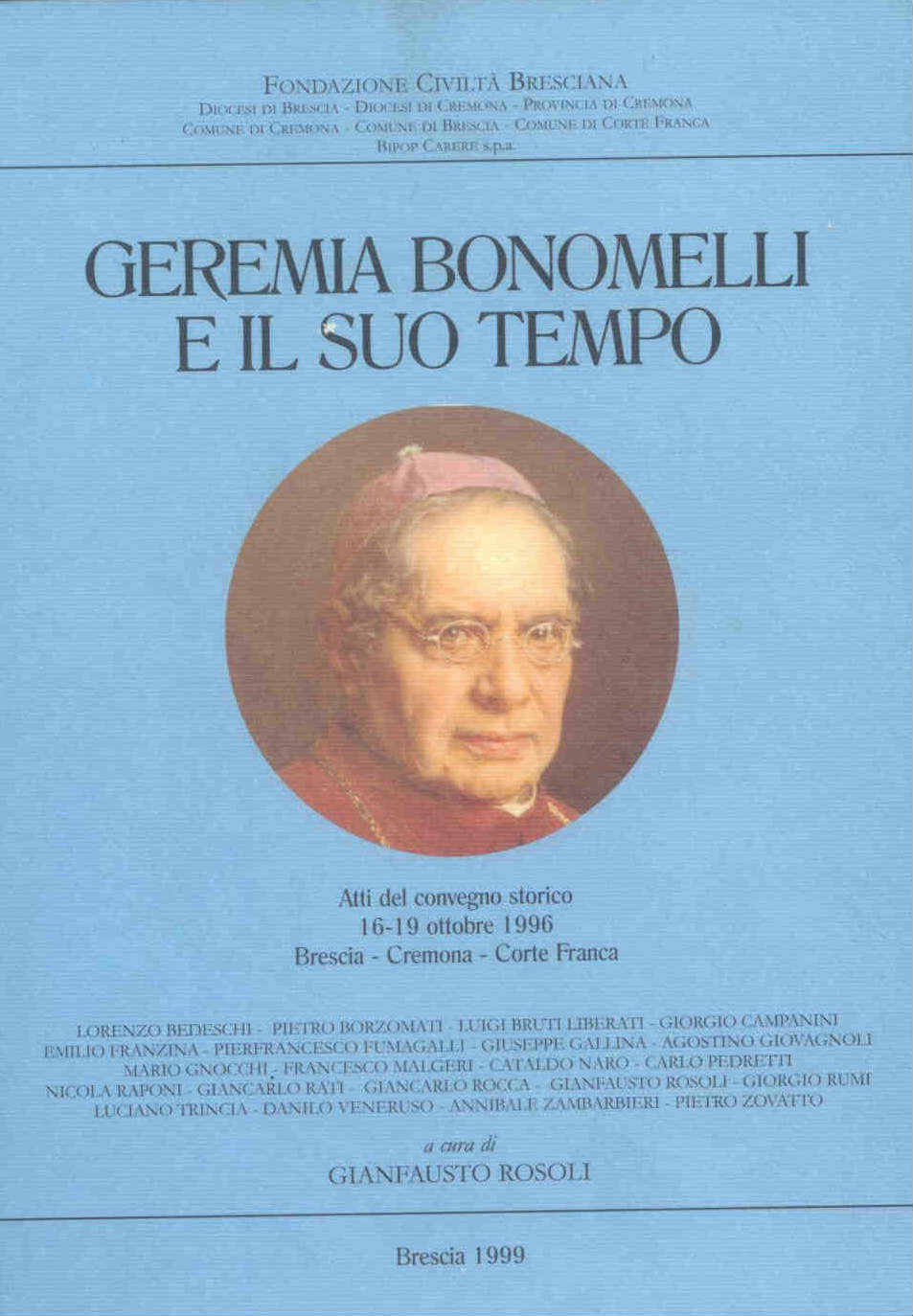 Geremia Bonomelli e il suo tempo